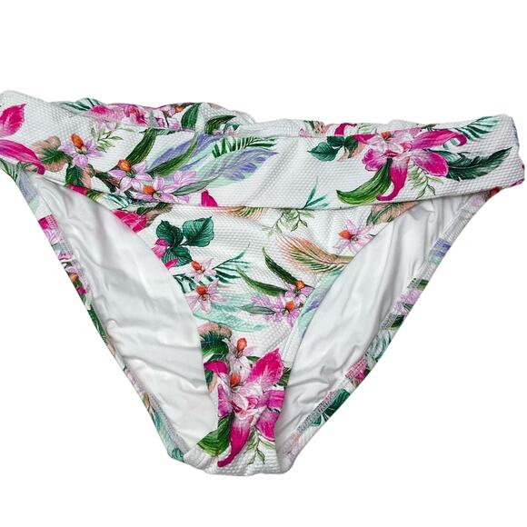 New La Blanca Mystic Palms Floral Print Hipster Bikini Bottoms - Picture 8 of 8